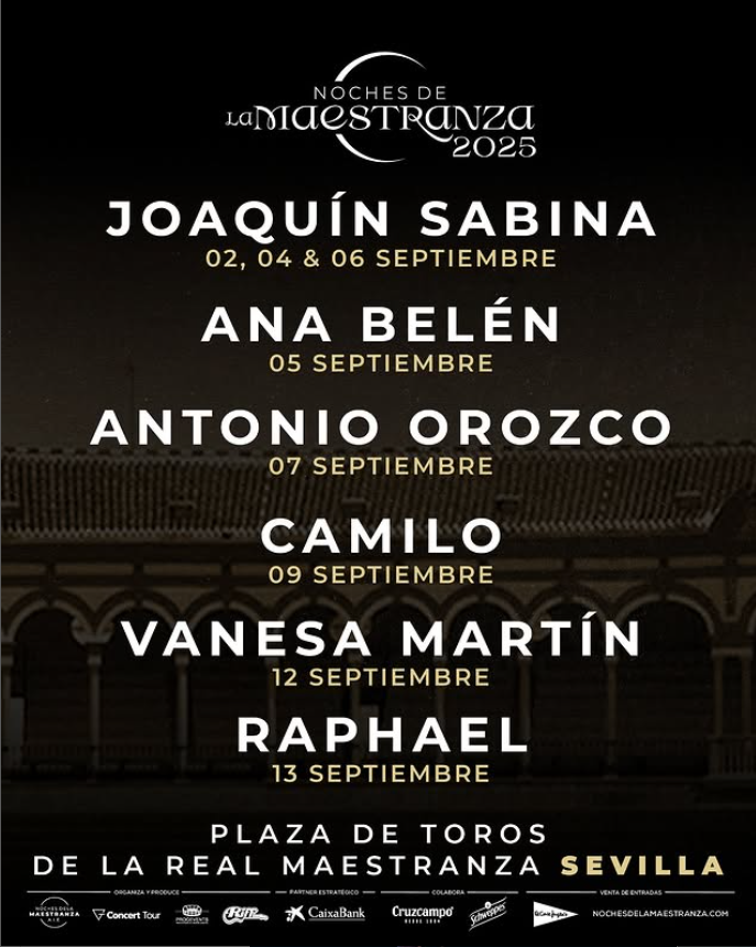 Cartel Noches de la Maestranza 2025