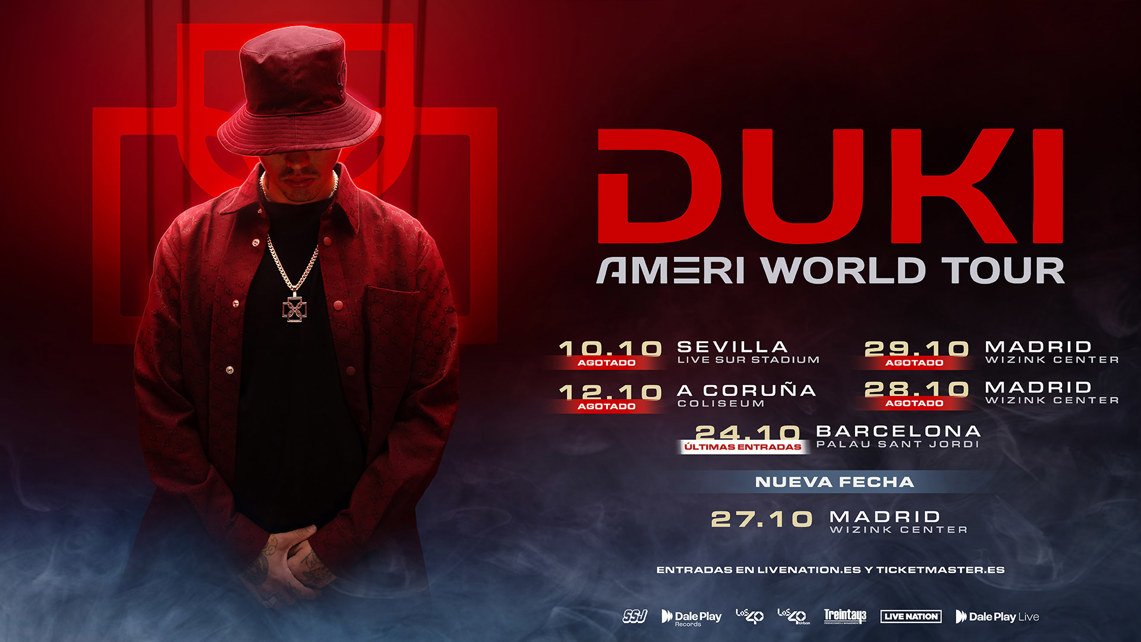 Duki prepara Sevilla para una noche de trap y energía