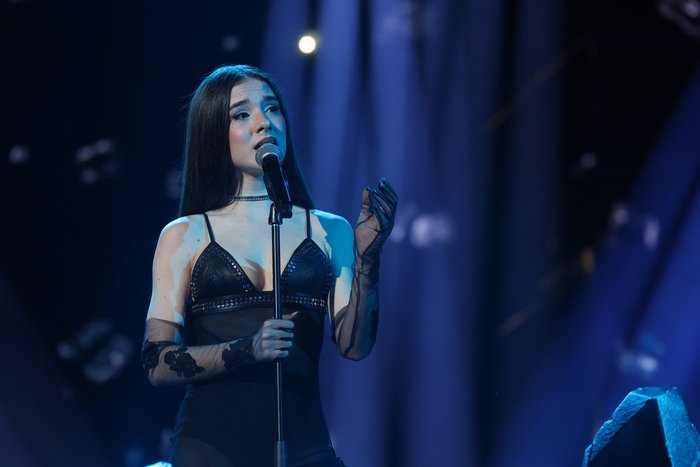 Cristina durante su actuación de Punto de Partida | Fotografía: José Irún.