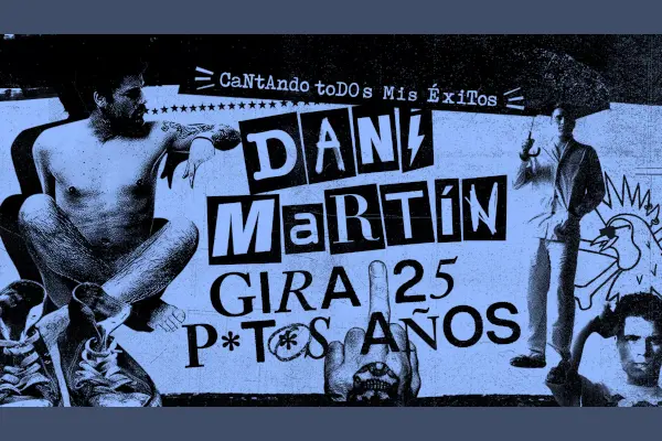 Dani Martin llevará su gira «25 P*T*S Años» a Sevilla